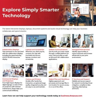 Simply Smarter Solutions from Sharp