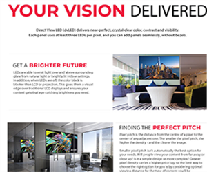 Sharp dvLED: Your Vision Delivered