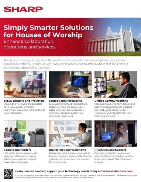 Simply Smarter Solutions for Houses of Worship