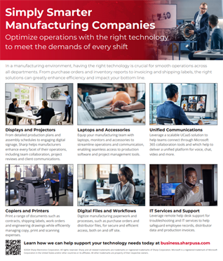 Simply Smarter Manufacturing Companies