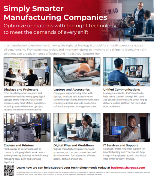 Simply Smarter Manufacturing Companies