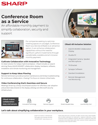 Conference Room as a Service