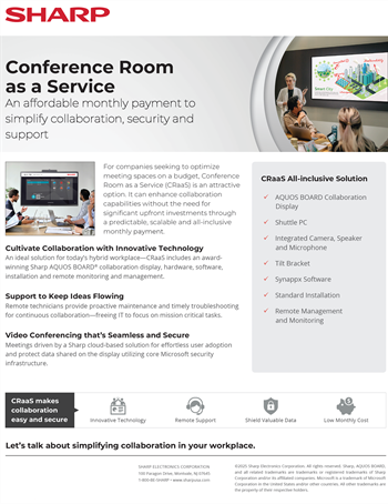 Conference Room as a Service