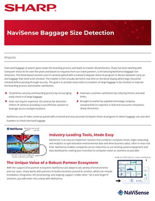 NaviSense Baggage Size Detection