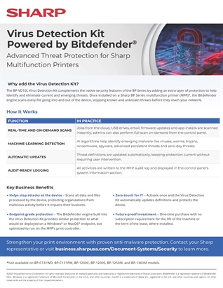 Virus Detection Kit Powered by Bitdefender