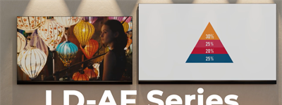 Sharp LD-AF Series Direct View LED Video Walls – Easy, All-in-One Installation