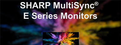 Sharp MultiSync® E Series Desktop Displays