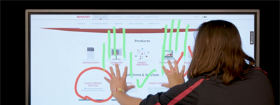 PN-LM Series AQUOS BOARD: Whiteboard App Overview