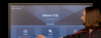 PN-LM Series AQUOS BOARD: eShare & OfficeSuite Apps