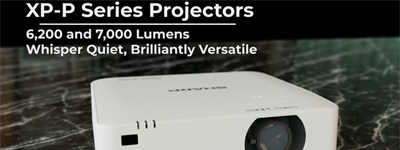 Sharp XP-P Series Laser Projectors: High-Brightness, Low-Maintenance Installation Solutions