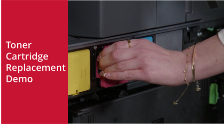Toner Cartridge Replacement Demo on the Sharp BP Advanced Series MFP