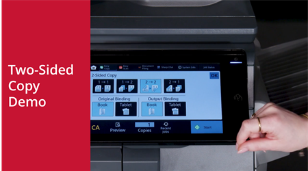 Two-Sided Copy Demo on Sharp BP Advanced Series MFP