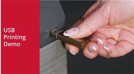 USB Printing Demo on the Sharp BP Advanced Series MFP