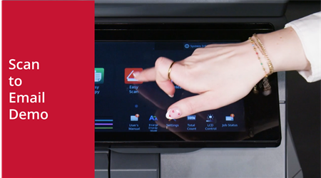 Scan to Email Demo on the Sharp BP Advanced Series MFP