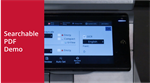 Searchable PDF Feature Demo on the Sharp BP Advanced Series MFP