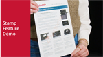 Stamp Feature Demo on Sharp BP Advanced Series MFPs