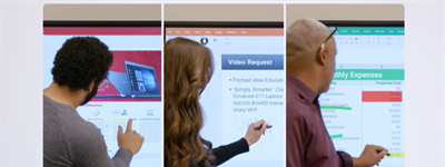 How to Collaborate in Real Time with AQUOS BOARD Interactive Displays