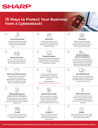 15 Ways to Protect Your Business from a Cyberattack!