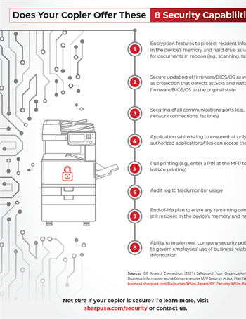 Does Your Copier Offer These 8 Security Capabilities?