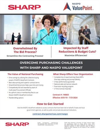 Overcome Purchasing Challenges with Sharp and NASPO ValuePoint