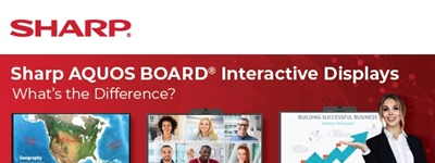 Sharp AQUOS BOARD Interactive Displays - What's the Difference?