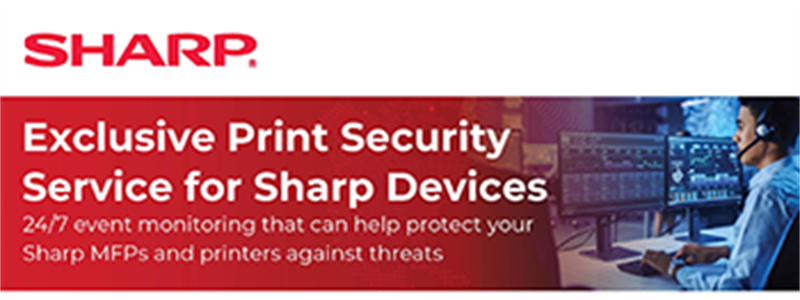 Exclusive Print Security Service for Sharp Devices