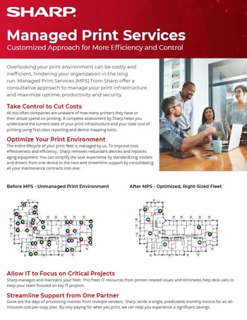 Managed Print Services for More Efficiency and Control