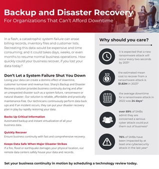 Backup and Disaster Recovery: Avoid Downtime