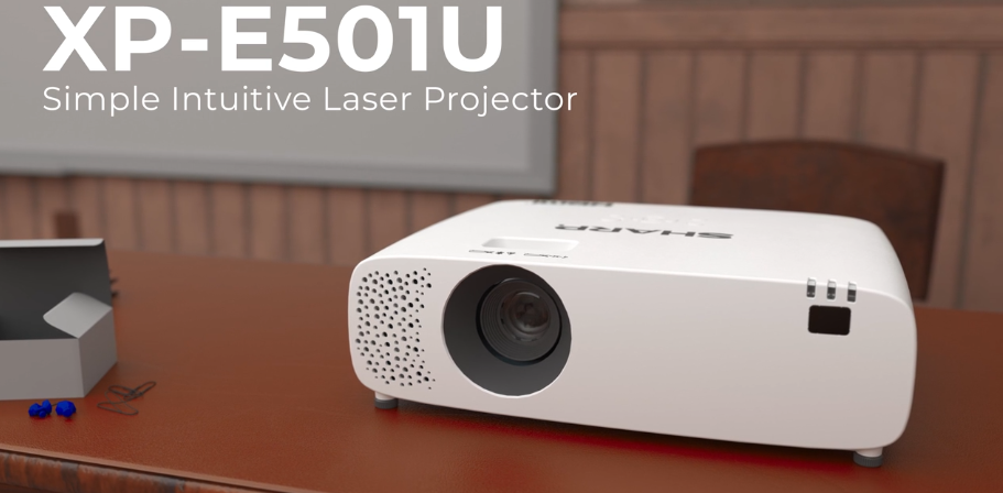 Sharp XP-E501U Laser Projector: Bright, Lamp-Free...