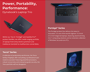 Power, Portability, Performance: Dynabook’s Laptop Trio - Infographics ...