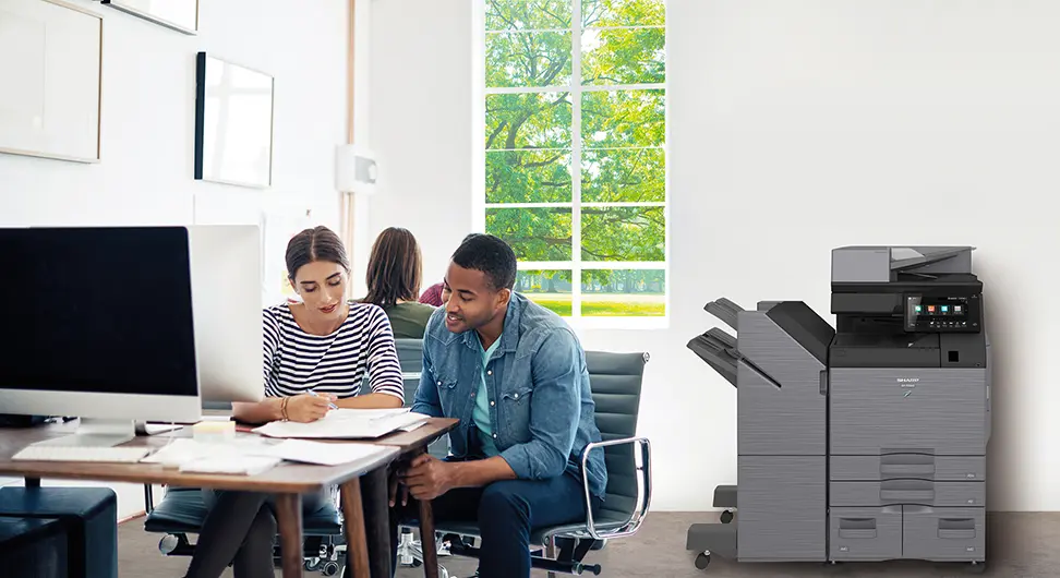 A Multi-Functional Printer ready for use in an office setting