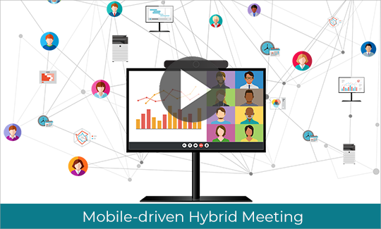 Mobile-Driven Hybrid Meeting
