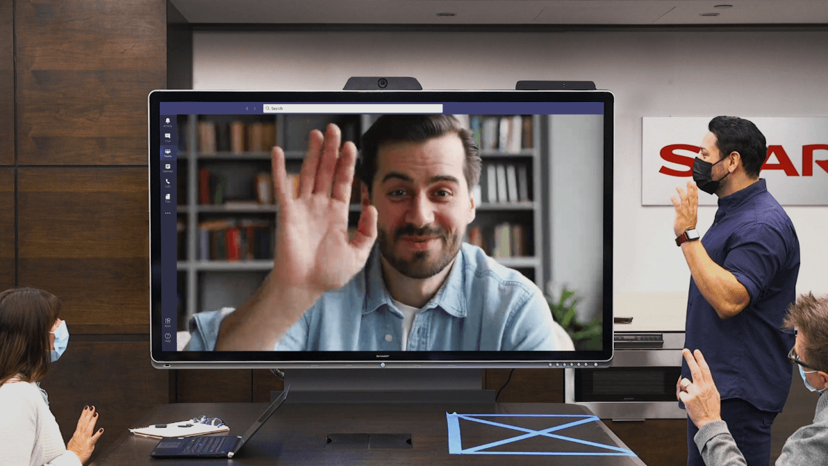 Microsoft Teams and SMART interactive displays