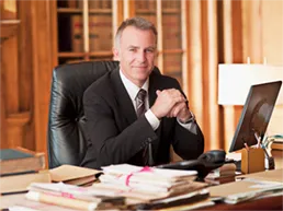 Stock image of a court room