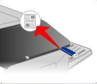 Print a file directly from a USB memory device.