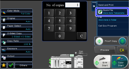 QUICK FILE | MX-6500N/MX-7500N USER'S MANUAL