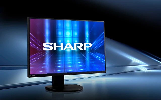 Sharp Desktop with Sharp logo