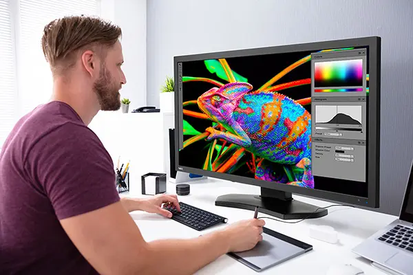 MultiSync Desktop displays