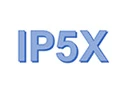 Indice de protection IP5x selon la norme internationale CEI pour les boîtiers protégés contre la poussière, mais non étanches à la poussière.