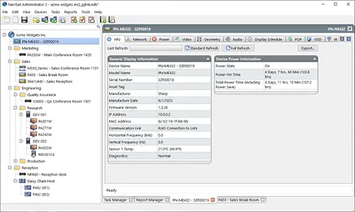 Diagram of on demand asset management and external control
