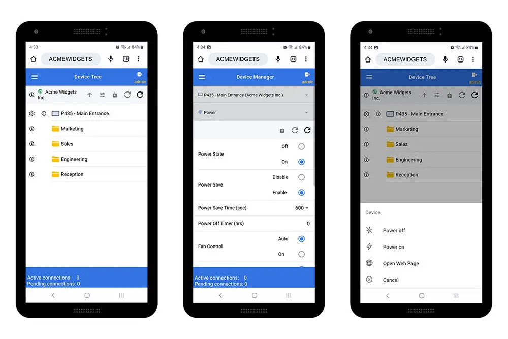 Diagram of Mobile Device Access