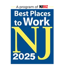 NJ Biz Best Place to Work NJ 2025 logo