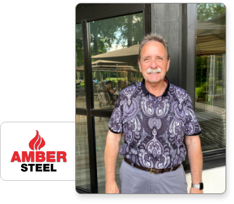 photo of Merv Redman, Co-Owner of Amber Steel