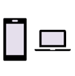Mobile Phone and Laptop Computer